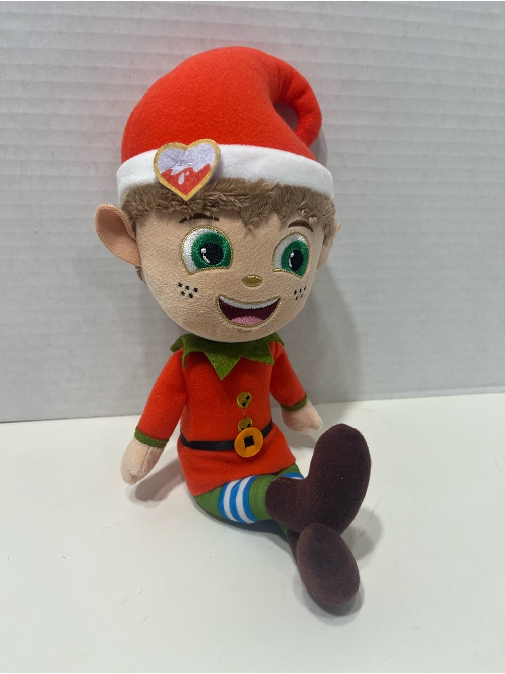 KINDER EGG Christmas ELF plush doll stuffed animal toy 14” tall holiday